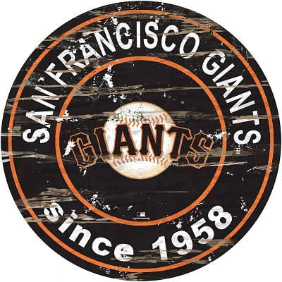 Fan Creations San Francisco Giants 24 in Established Date Round Sign                                                            