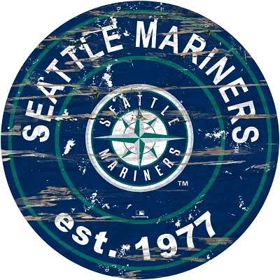 Fan Creations Seattle Mariners 24 in Established Date Round Sign                                                                