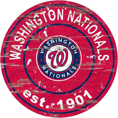 Fan Creations Washington Nationals 24 in Established Date Round Sign                                                            