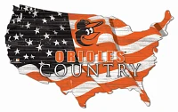 Fan Creations Baltimore Orioles USA Shape Cutout Wall Decor.                                                                    