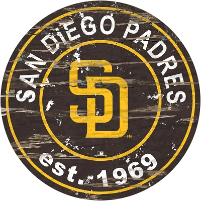 Fan Creations San Diego Padres 24 in Established Date Round Sign                                                                