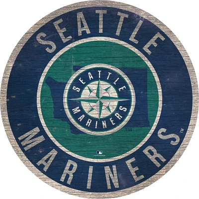 Fan Creations Seattle Mariners Circle State Sign                                                                                