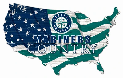 Fan Creations Seattle Mariners USA Shape Cutout Wall Decor.                                                                     