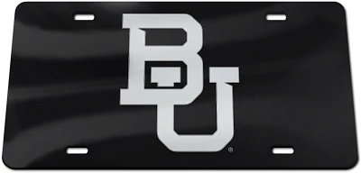 WinCraft Baylor University Blackout Acrylic Classic License Plate                                                               