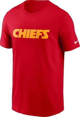 Nike Men's Kansas City Chiefs Wordmark Essential T-shirt