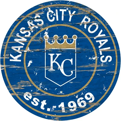 Fan Creations Kansas City Royals 24 in Established Date Round Sign                                                              