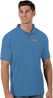 Antigua Men’s Texas Rangers Legacy Pique Polo Shirt