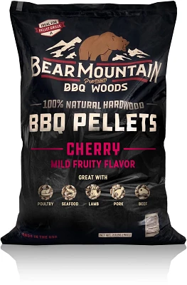 Bear Mountain BBQ Cherry BBQ 20 lb Wood Pellets                                                                                 