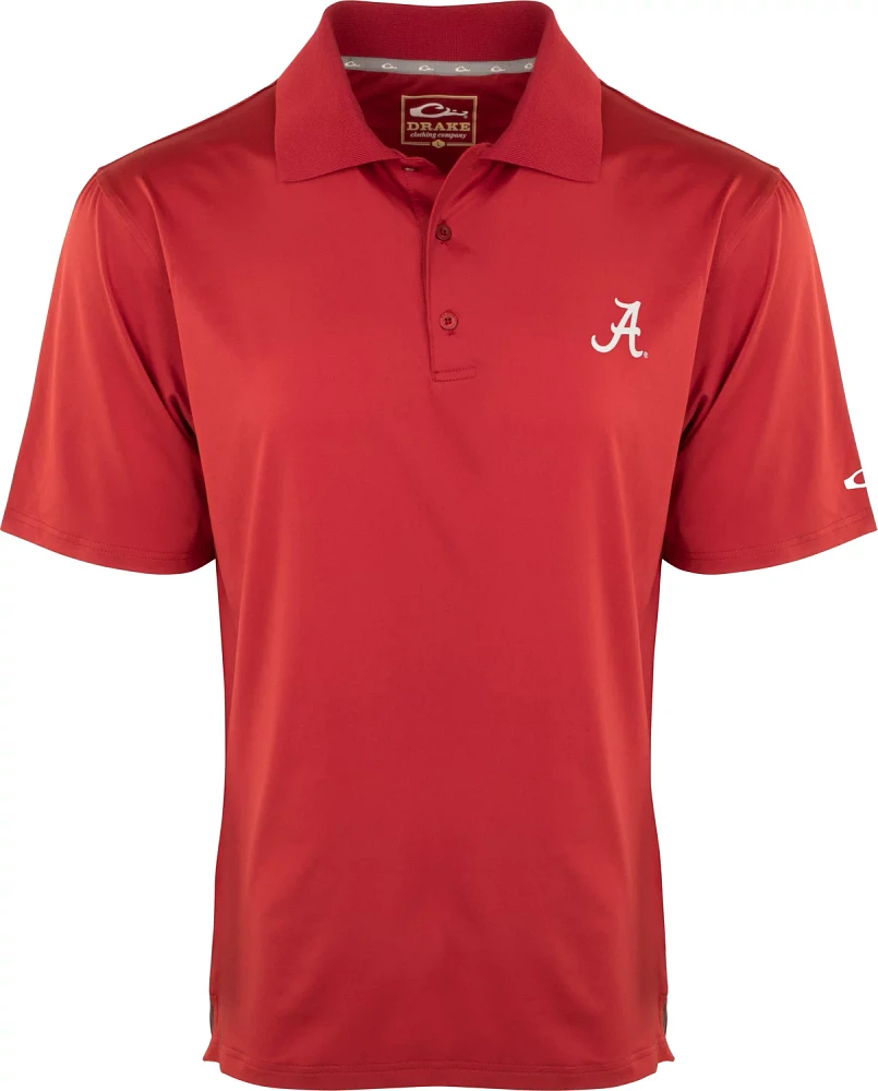 Drake Waterfowl Men's University of Alabama Performance Stretch Polo                                                            