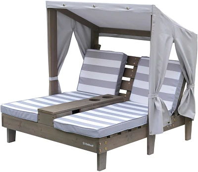 KidKraft Double Chaise Lounge with Cup Holders                                                                                  