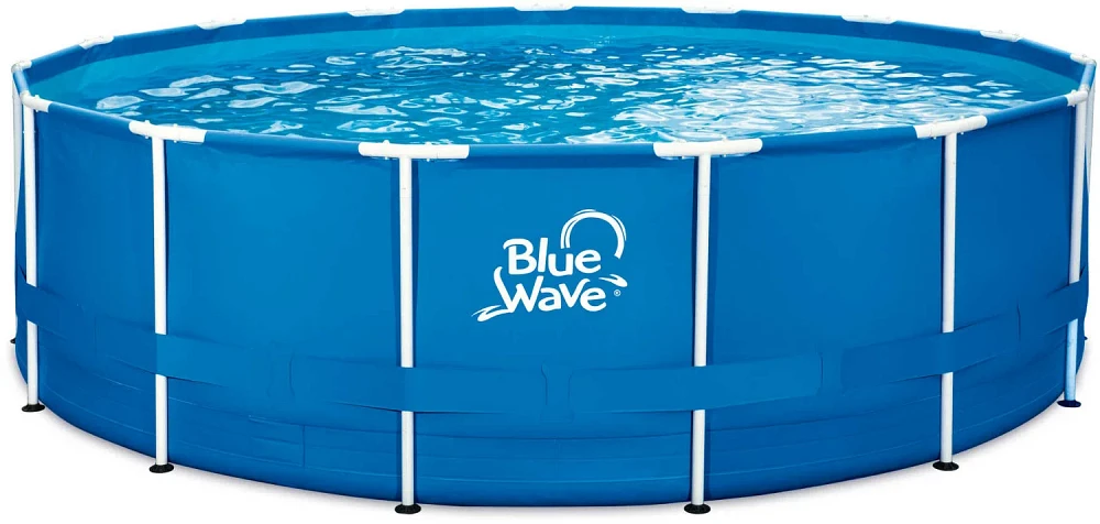 Blue Wave Active Frame 18 ft Round Swimming Pool Package                                                                        