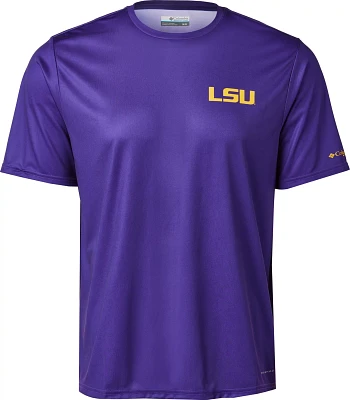 Columbia Sportswear Men's Louisiana State University Terminal Tackle Short Sleeve T-shirt