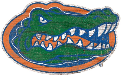 Fan Creations University of Florida Distressed Logo Cutout Sign                                                                 