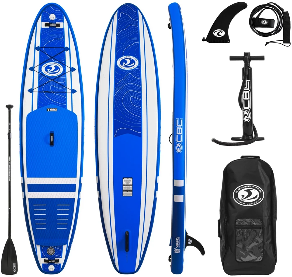 California Board Company Viking 11 ft Inflatable Stand Up Paddleboard                                                           