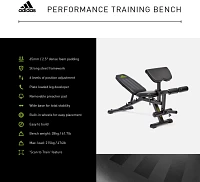 adidas Scan-To-Train Performance Training Bench                                                                                 