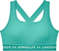 Under Armour Women's Crossback Heather Mid Sports Bra