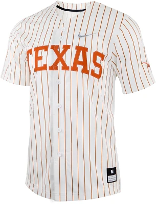 Nike Men's University of Texas Baseball Replica Pinstripe Jersey