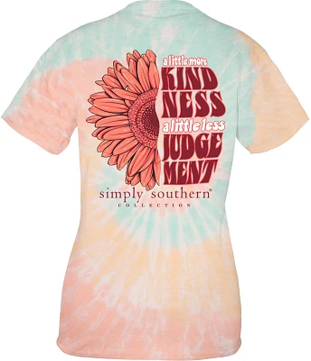 Simply Southern Women's Kindness Judgement Short Sleeve T-shirt