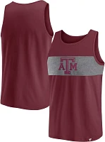 Fanatics Men's Texas A&M University Iconic Biblend Colorblock Perfect Changeover Tank Top