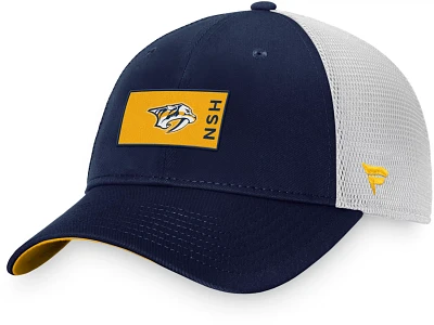 Fanatics Men's Nashville Predators Authentic Pro Rink Structured Trucker Hat                                                    