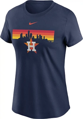 Nike Women's Houston Astros Skyline City Stripe T-shirt