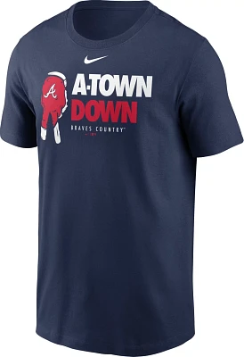 Nike Men's Atlanta Braves Town Down T-shirt                                                                                     