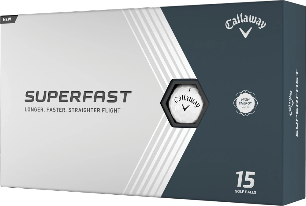 Callaway Superfast Golf Balls 15-Pack                                                                                           