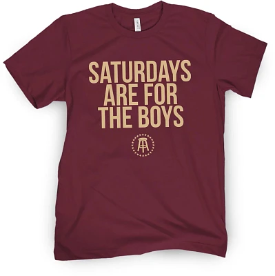 Barstool Sports Men's Saturdays Are For The Boys Graphic Short Sleeve T-shirt