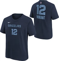 Nike Youth Memphis Grizzlies Morant N&N Icon Graphic Short Sleeve T-shirt