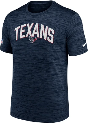 Nike Men's Houston Texans Dri-FIT Team Velocity Short Sleeve T-shirt