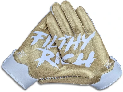 Battle Adults' Doom Filthy Rich Sparkle Football Gloves