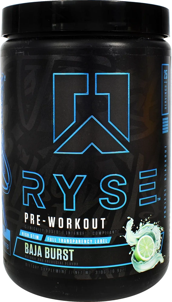 Ryse Blackout PreWorkout Supplement                                                                                             