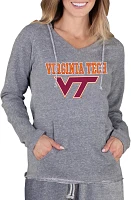 College Concepts Women’s Virginia Tech Mainstream Hooded Long Sleeve Shirt