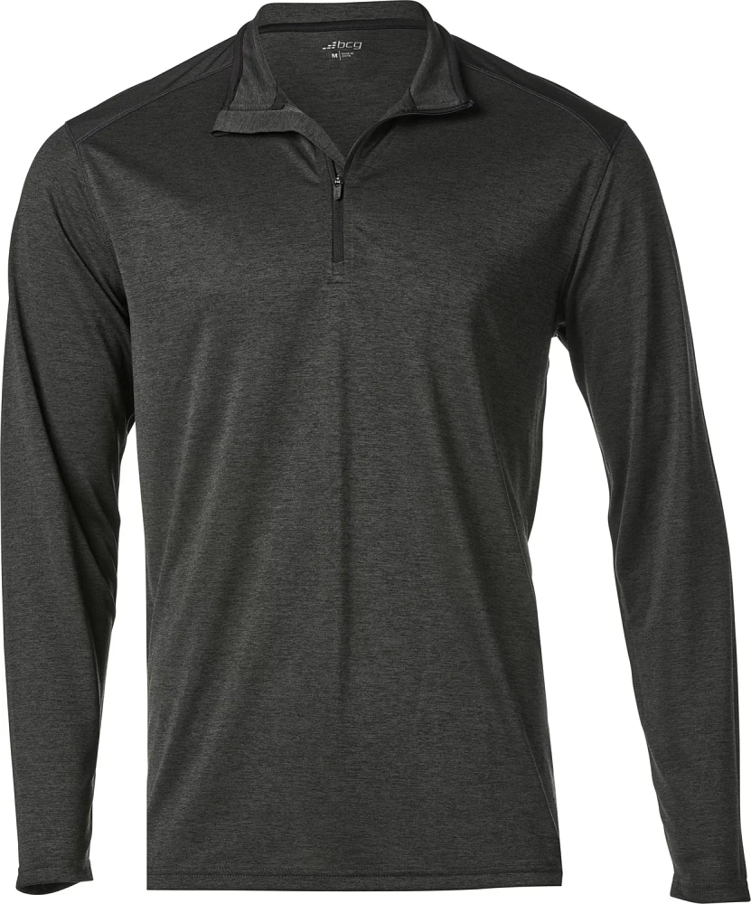 BCG Men’s Turbo Melange Half Zipper Sweatshirt