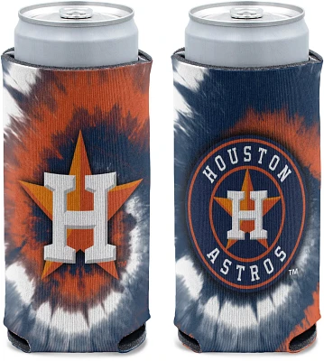 WinCraft Houston Astros 12 oz Tie Dye Slim Can Cooler                                                                           