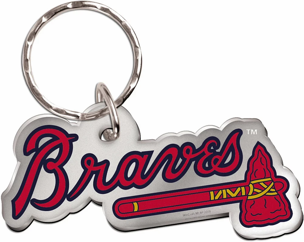 WinCraft Atlanta Braves Metallic Key Ring                                                                                       