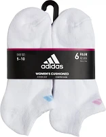 adidas Women's No-Show Socks 6 Pack