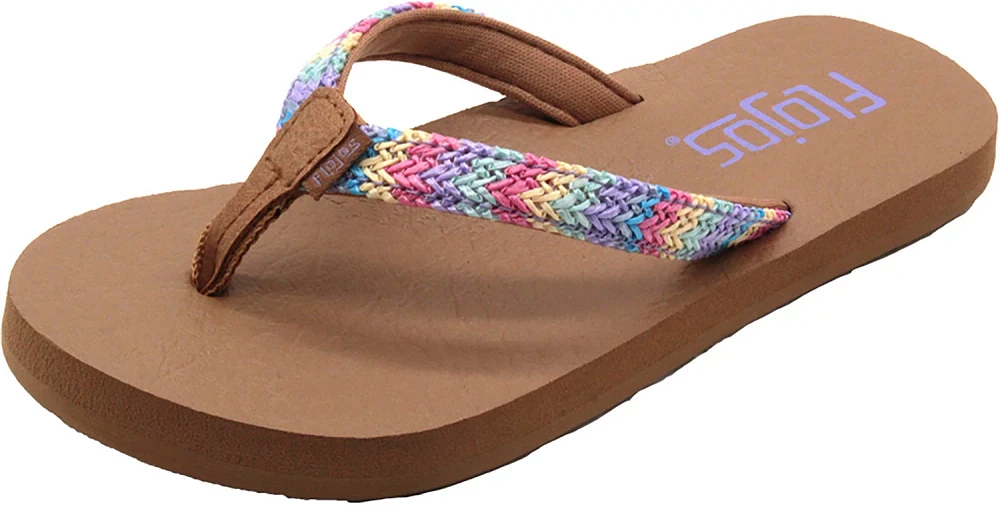 Flojos Boys' Juno Weave Flip Flops