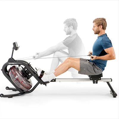 Marcy Indoor Water Rowing Machine with Pulse Sensor                                                                             