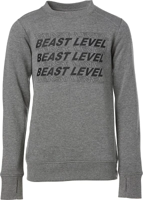 BCG Boys’ Lifestyle Beast Level Cotton Fleece Sweatshirt