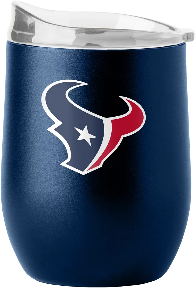 Logo Brands Houston Texans 16 oz Flipside Powder Coated Tumbler                                                                 