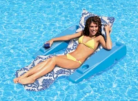 Rio Royal Hawaiian Adjustable Floating 1-Person Pool Chaise Lounge                                                              