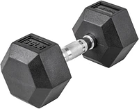 Lifeline Hex 5-120lb Rubber Dumbbell                                                                                            