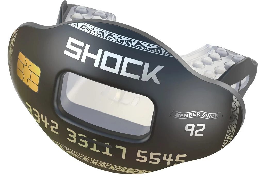 Shock Doctor Max Airflow Chrome Credit Card Mouthguard