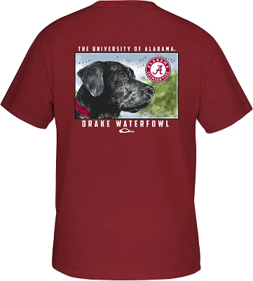 Drake Men's University of Alabama Black Lab Graphic T-shirt