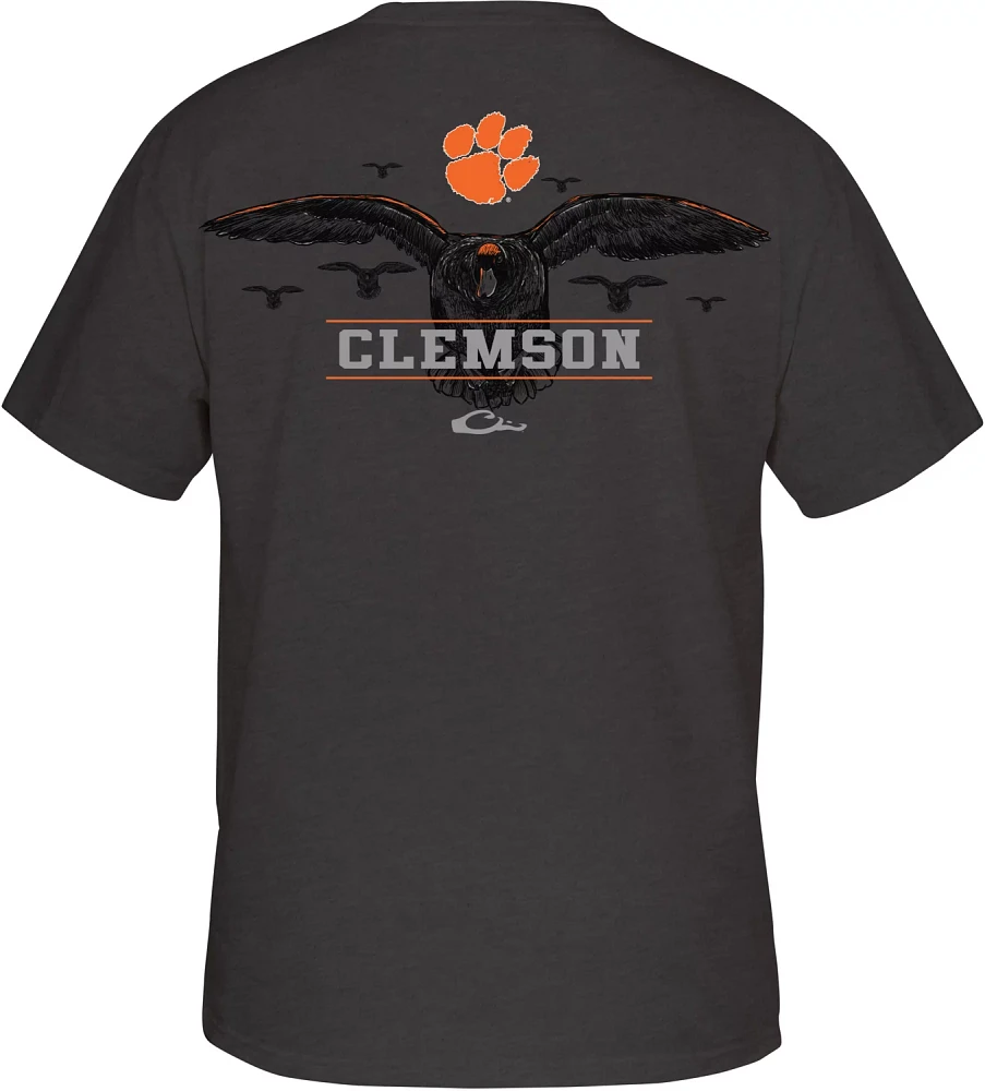 Drake Men's Clemson Flying Duck T-shirt                                                                                         