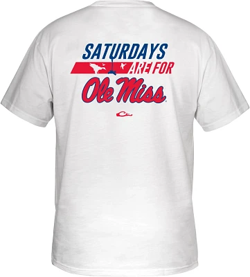 Drake Men's University Of Mississippi Saturdays Short Sleeve T-shirt                                                            