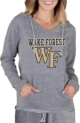 College Concepts Women’s Wake Forest University Mainstream Hooded Long Sleeve Shirt