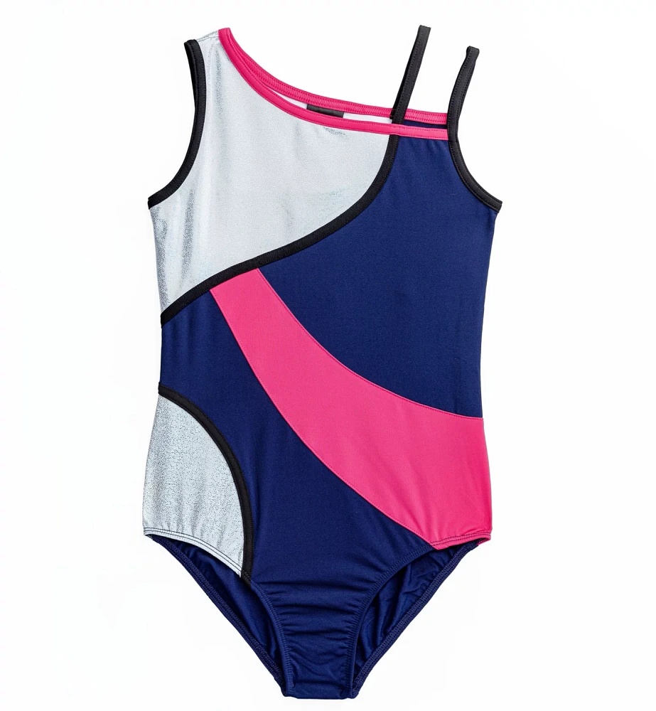 Rainbeau Moves Girls' Colorblock Tank Leotard