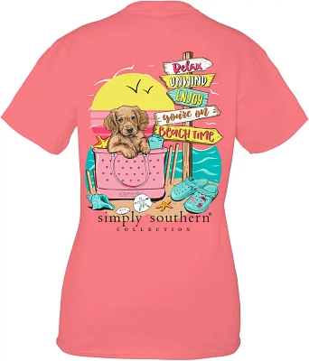 Simply Southern Women's Dog Beach T-shirt